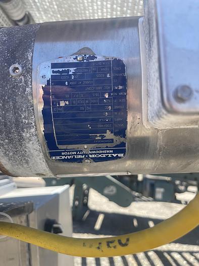 Used 14" Wide x 80" Long Stainless Steel Intra- Lox Flat Belt Conveyor