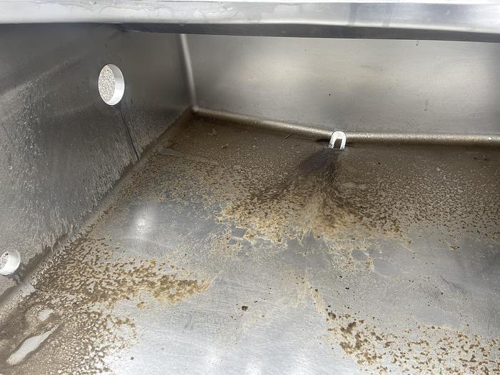 Used 200 Gallon Square Stainless Steel Balance Tank