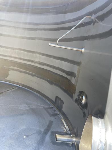 Used 2,626 Gallon Stainless Steel Jacketed White Wine Tanks