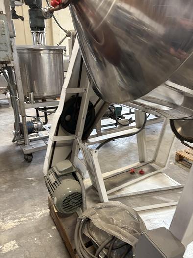 Used Stainless Steel Double Cone Mixer #2250