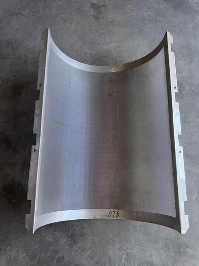 Used FMC 100 Pulper -Finisher Screen Size .078