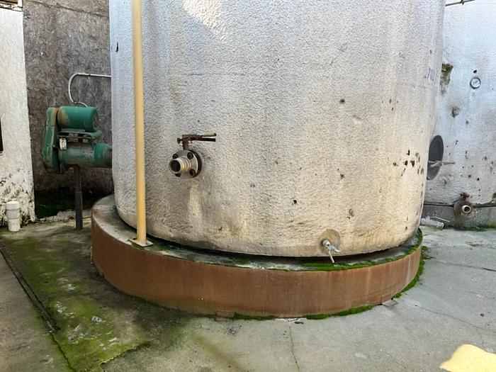 Used 8,500 gallon Stainless Steel Storage Tanks (two identical-mirrored)