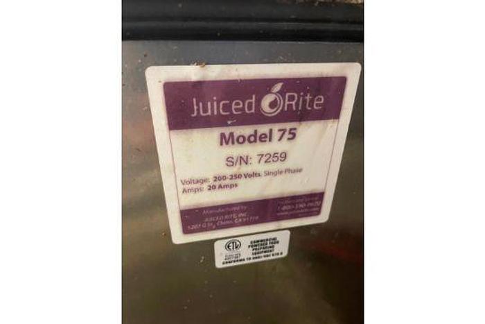 Used Juiced Rite Juicer Model 75