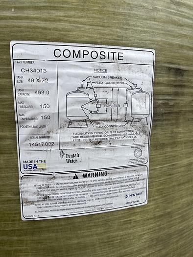 463 Gallon Composite Tank