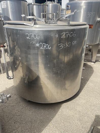 Used CE Howard 350 Gallon Vertical Jacketed Mix Tank