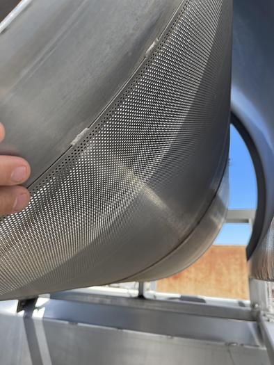 Used Stainless Steel Rotary Wastewater Screen