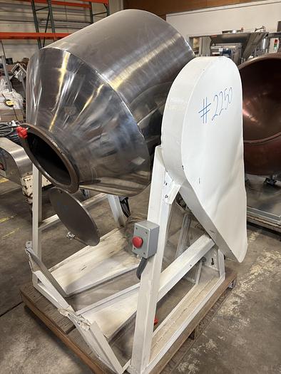 Used Stainless Steel Double Cone Mixer #2250