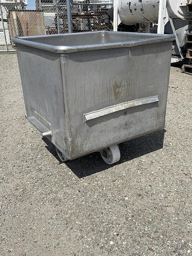 Used Stainless Steel Dump Buggy - Cart
