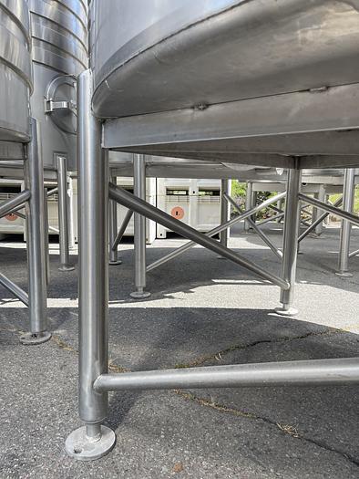 Used 2,626 Gallon Stainless Steel Jacketed White Wine Tanks
