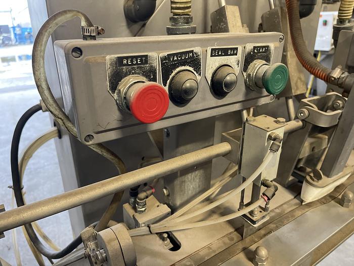 Used RMF Stainless Steel Snorkel Vac Bag Sealer Model 453