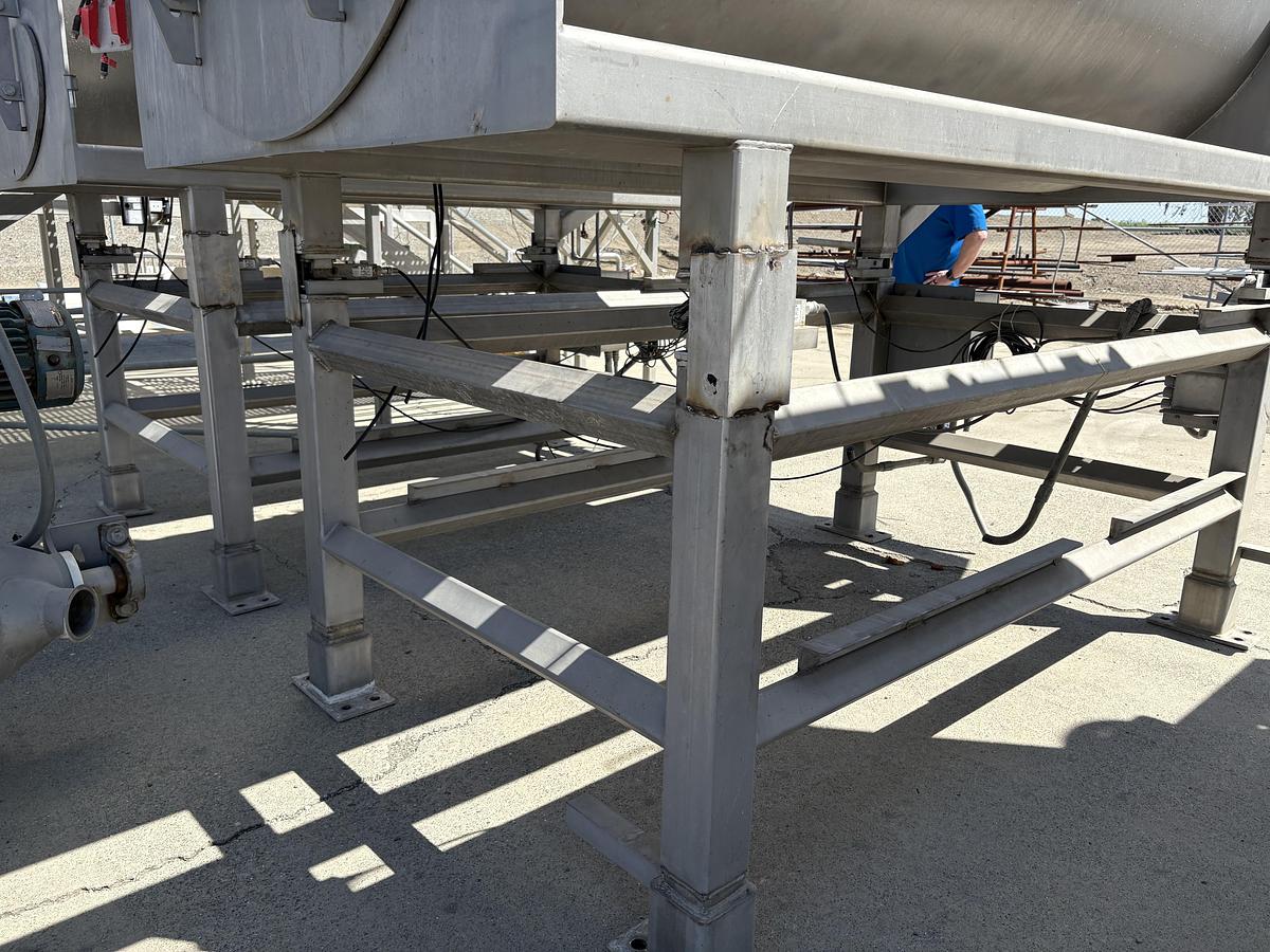 Used MTC 850 Gal Capacity Ribbon Blender