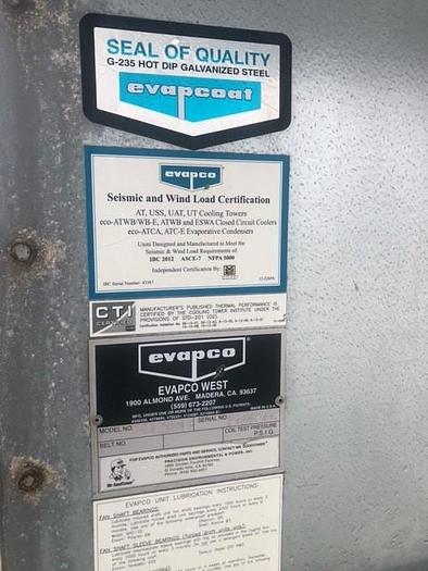 Used Evapco Cooling Tower