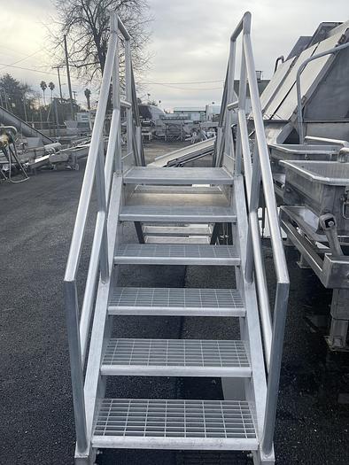 Used Stainless Steel Work Platform Stairs