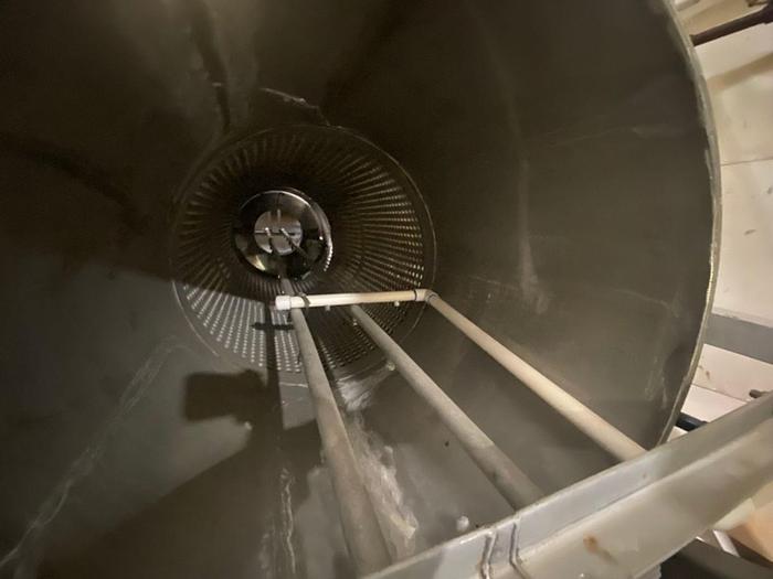 Used Stainless Steel Lye Peeler with Rotary Stainless Steel Tumbler