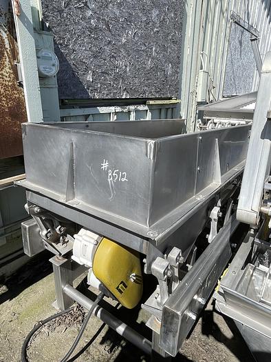 Used Commercial Mfg. 30'' Wide x 78'' Long Stainless Steel Dewatering Shaker