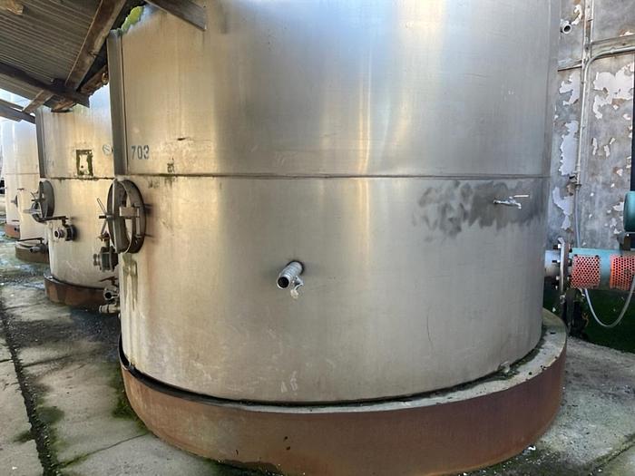 Used 10,360 gallon Stainless Steel Storage Tanks