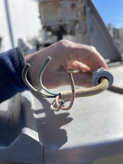 Used 150 Gallon Vertical Stainless Steel Agitated Tank