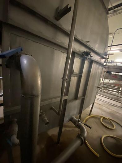 Used Stainless Steel Lye Peeler with Rotary Stainless Steel Tumbler