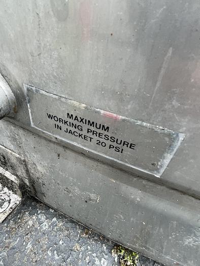 Used 5,483 Gallon Stainless Steel Jacketed White Wine Tanks