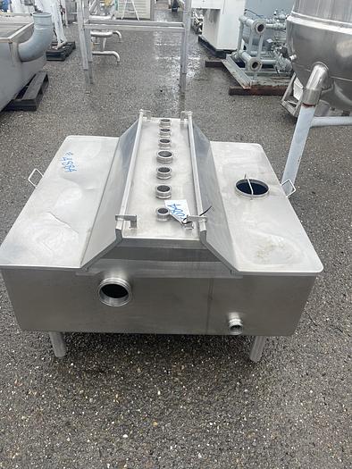 Used 200 Gallon Square Stainless Steel Balance Tank
