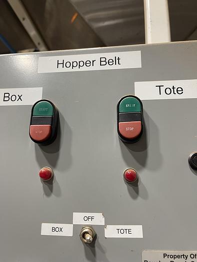 Used Hand Pack Sorting Line For Boxes/Totes