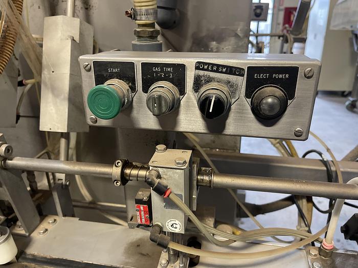 Used RMF Stainless Steel Snorkel Vac Bag Sealer Model 453