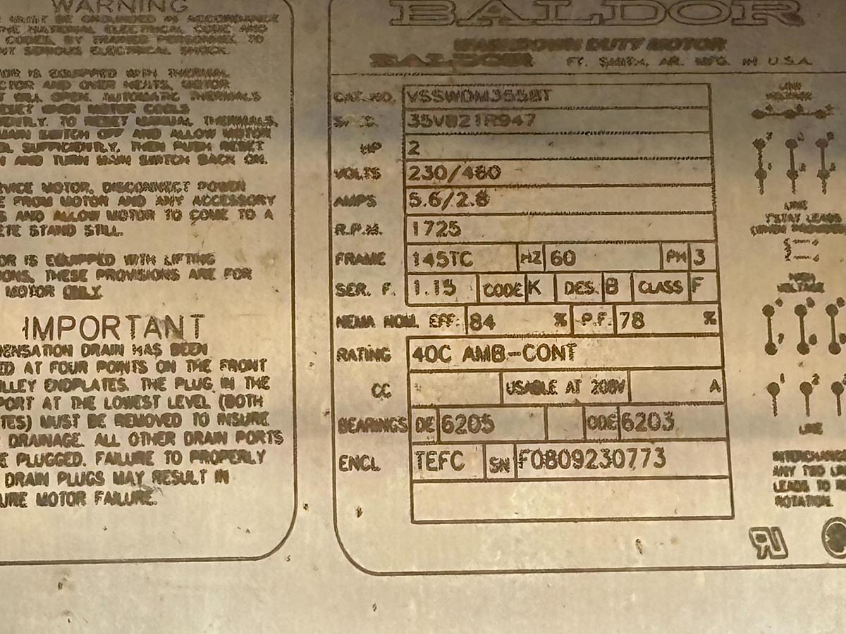 Used HMI Flighted Elevator 40" Wide x 12' Long