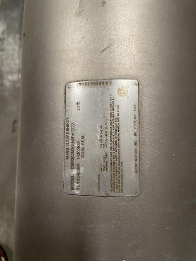Used Micro Motion Mass Flow Meter
