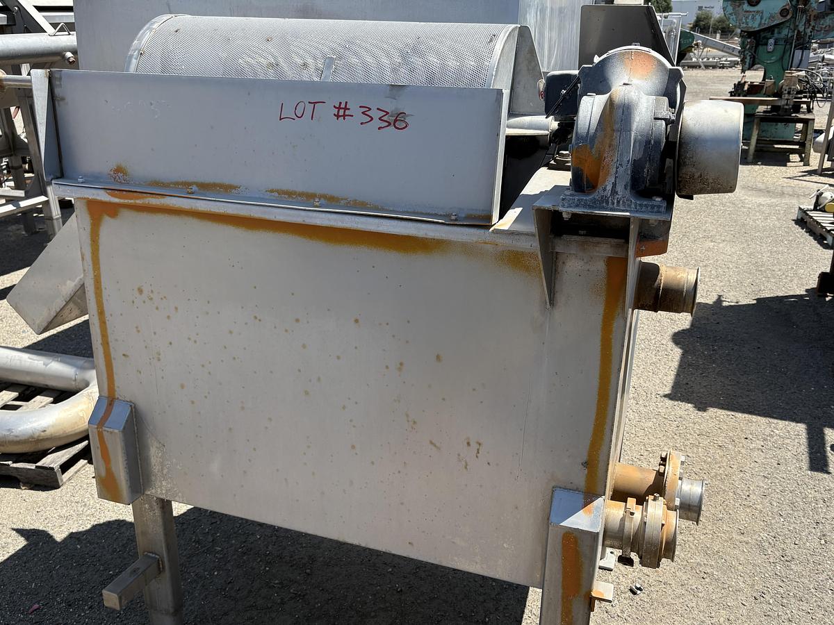 Used Rotary Reclaim Wastewater Reel & Tank