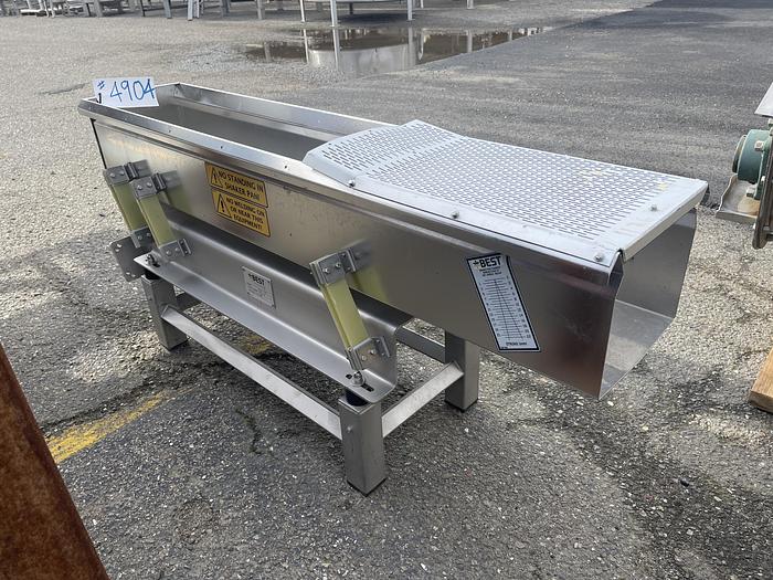 Used Best Tomra Stainless Steel Vibratory Shaker Pan