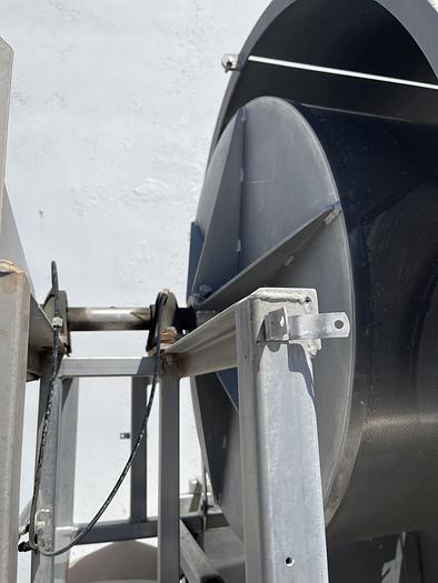 Used Stainless Steel Rotary Wastewater Screen