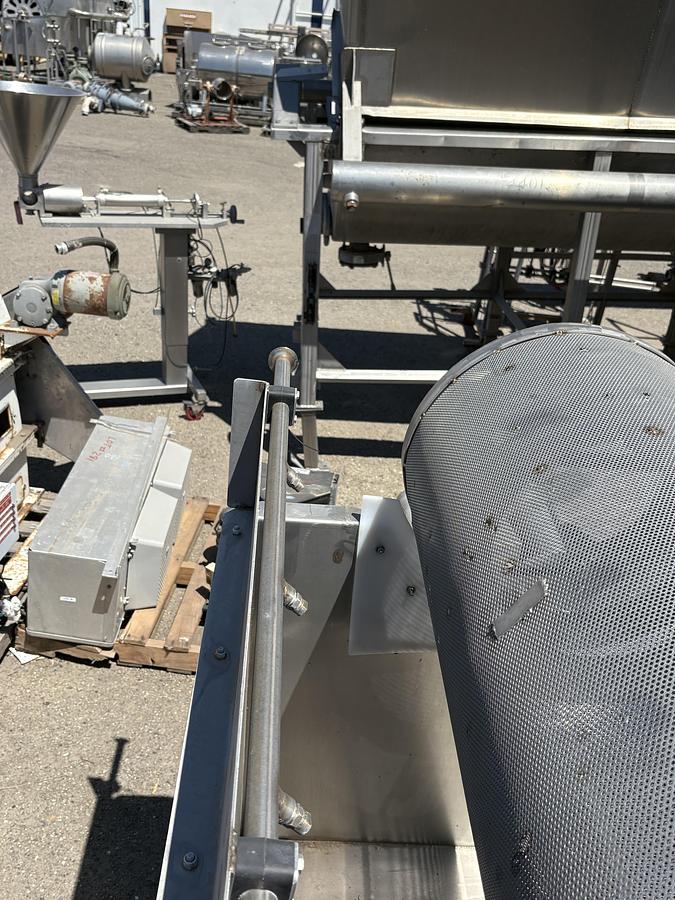 Used Rotary Reclaim Wastewater Reel & Tank