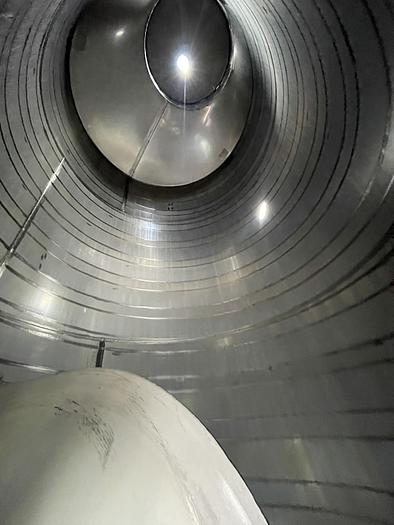Used 1,661 Gallon Stainless Steel Jacketed White Wine Tanks