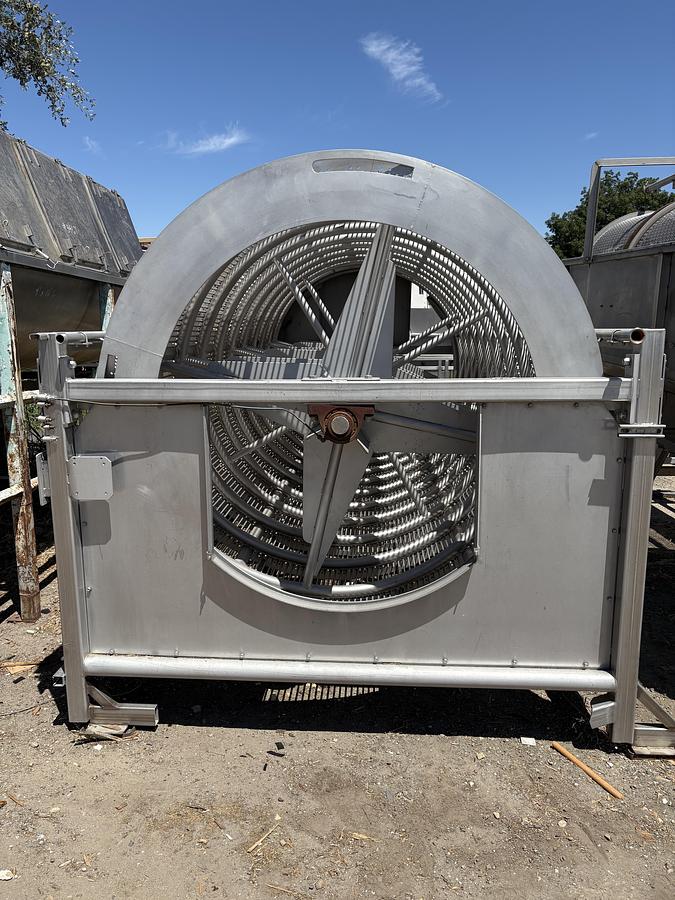 Used Stainless Steel Cleaning Screen 68" Diameter x 12.5' Long