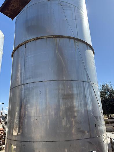 Used 10,000 Gallon Stainless Steel Storage Silo