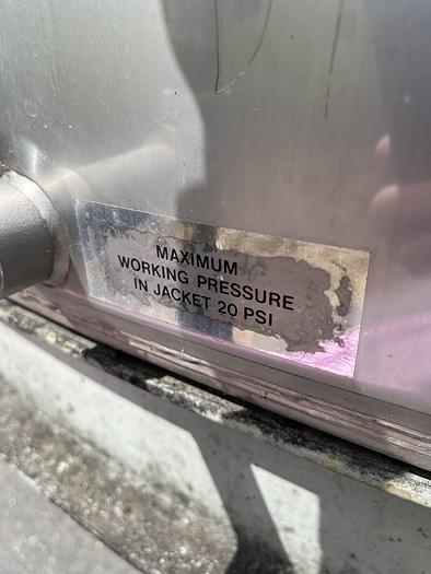 Used 5,395 Gallon Stainless Steel Jacketed White Wine Tanks