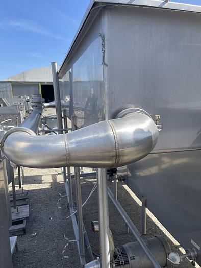 Used Stainless Steel Brine Filtration Unit Model RDS-36-120-008