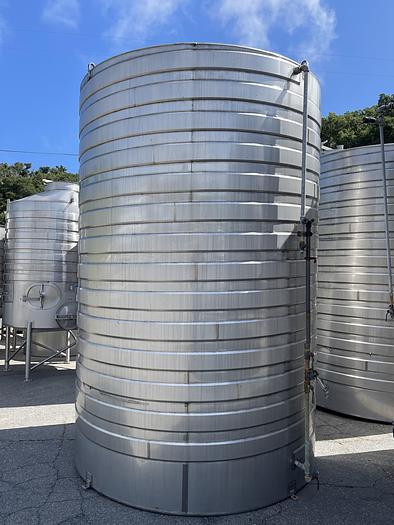 Used 4,589 Gallon Stainless Steel Jacketed White Wine Tanks