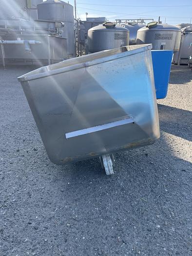 Used Stainless Steel Dump Buggy - Cart