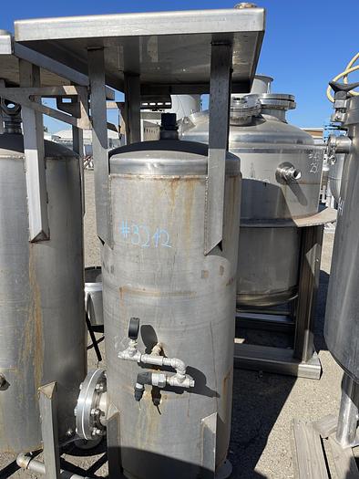 Used 75 Gallon Stainless Steel Vacuum Tank #3242