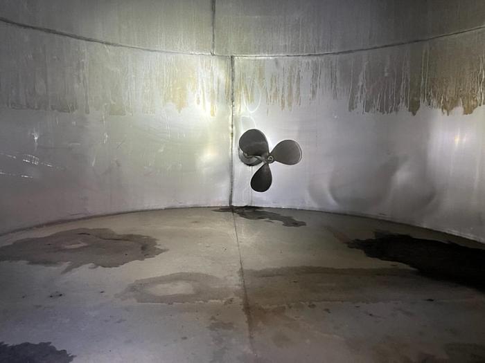 Used 8,500 gallon Stainless Steel Storage Tanks (two identical-mirrored)