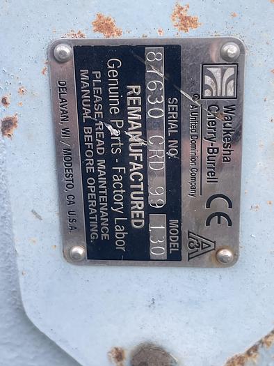 Used Waukesha Model 130 Positive Displacement Pump Head