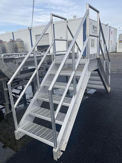 Used Stainless Steel Work Platform Stairs