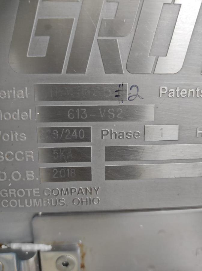 Used Grote 613-VS2