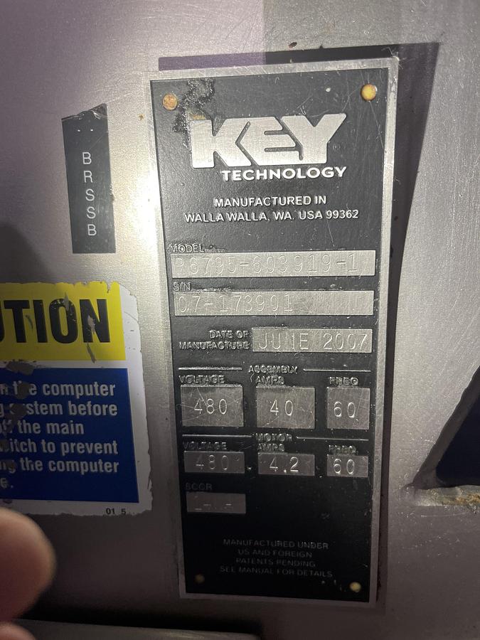 Used Walnut Sorting Line By KEY Optyx