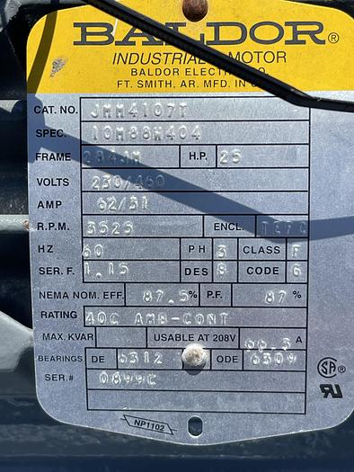 Used Goulds 4'' x 3'' Centrifugal Pump Model 3656