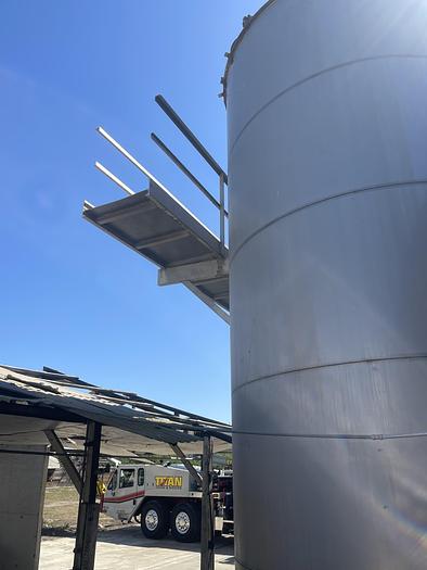 Used 9,700 gallon Stainless Steel Storage Tanks (Two identical)