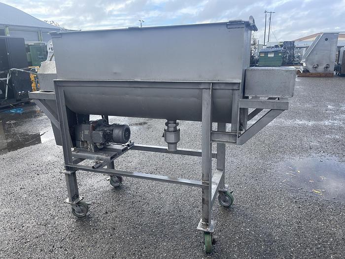 Used Stainless Steel Paddle Mixer 60"Long x 24" Wide x 28" Deep