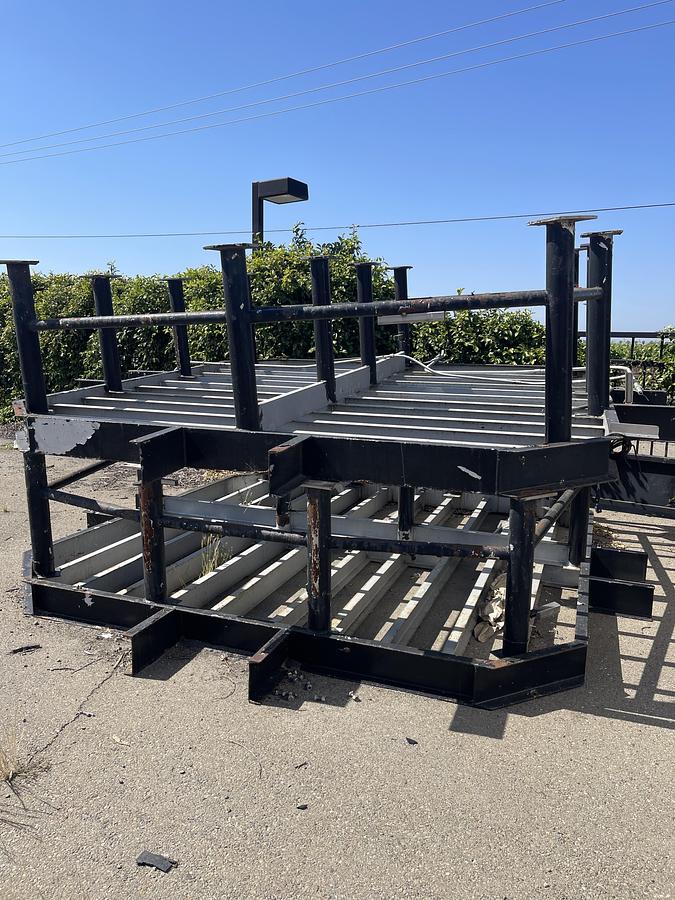 Used 13,360 Gallon Mueller Vertical Stainless Steel Wine Tank