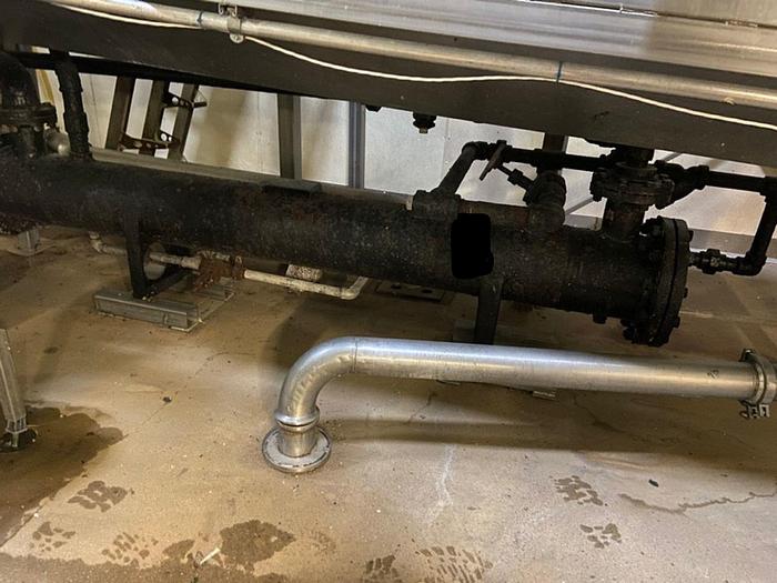 Used Stainless Steel Lye Peeler with Rotary Stainless Steel Tumbler